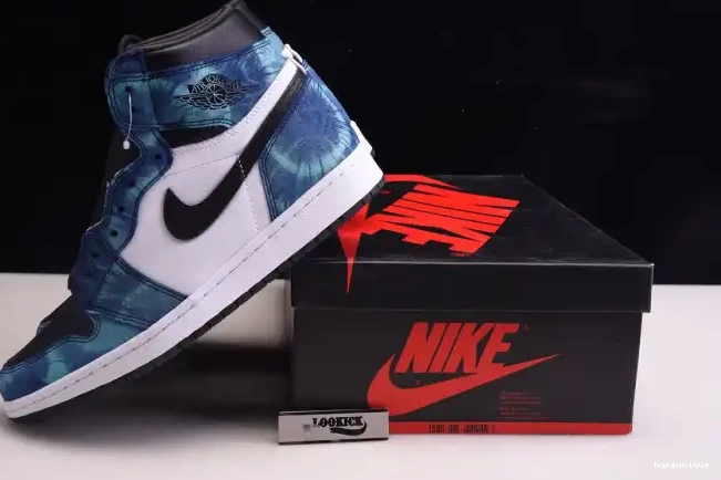 HYPE High Jordan CD0461-100 OG 1 Air Tie-Dye 0508